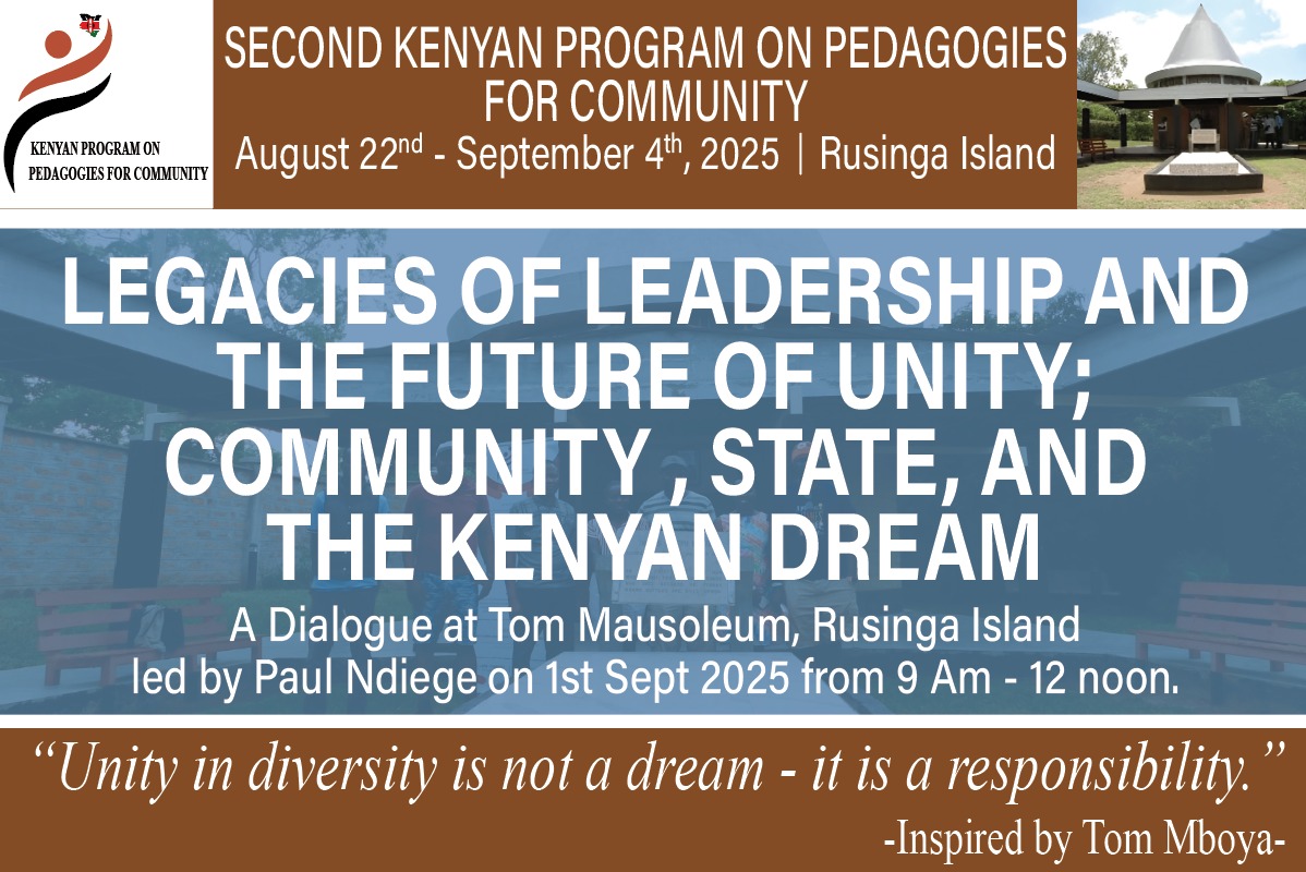 Dialogue at Tom Mboya Masoleum