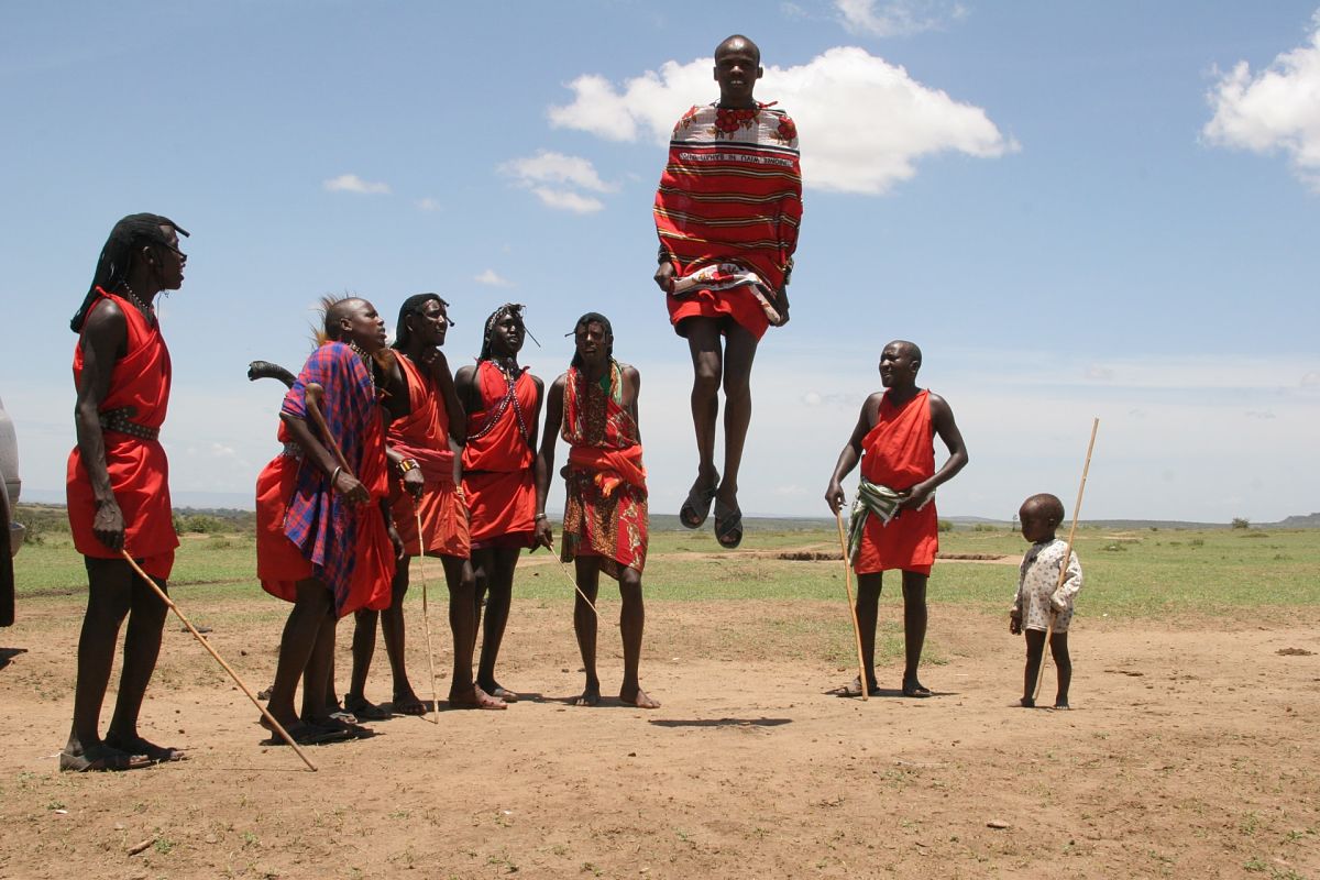 Maasai cultural gathering in Kenya